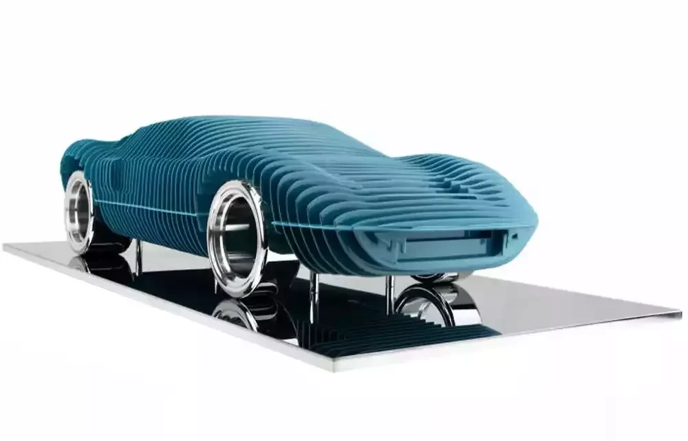 ford gt-40 bleue œuvre ford gt-40 bleue de l'artiste ANTOINE DUFILHO