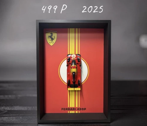 ferrari 499 p 2025 - ÉclairÉe - chevalet - DIORAM’ART