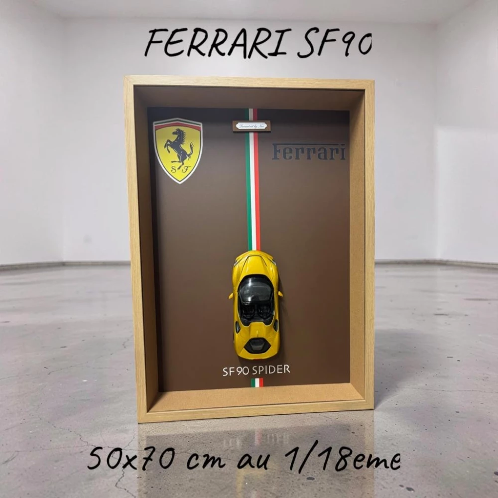 œuvre ferrari sf90 de l'artiste DIORAM’ART