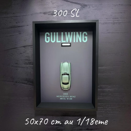 mercedes 300 sl vert - DIORAM’ART