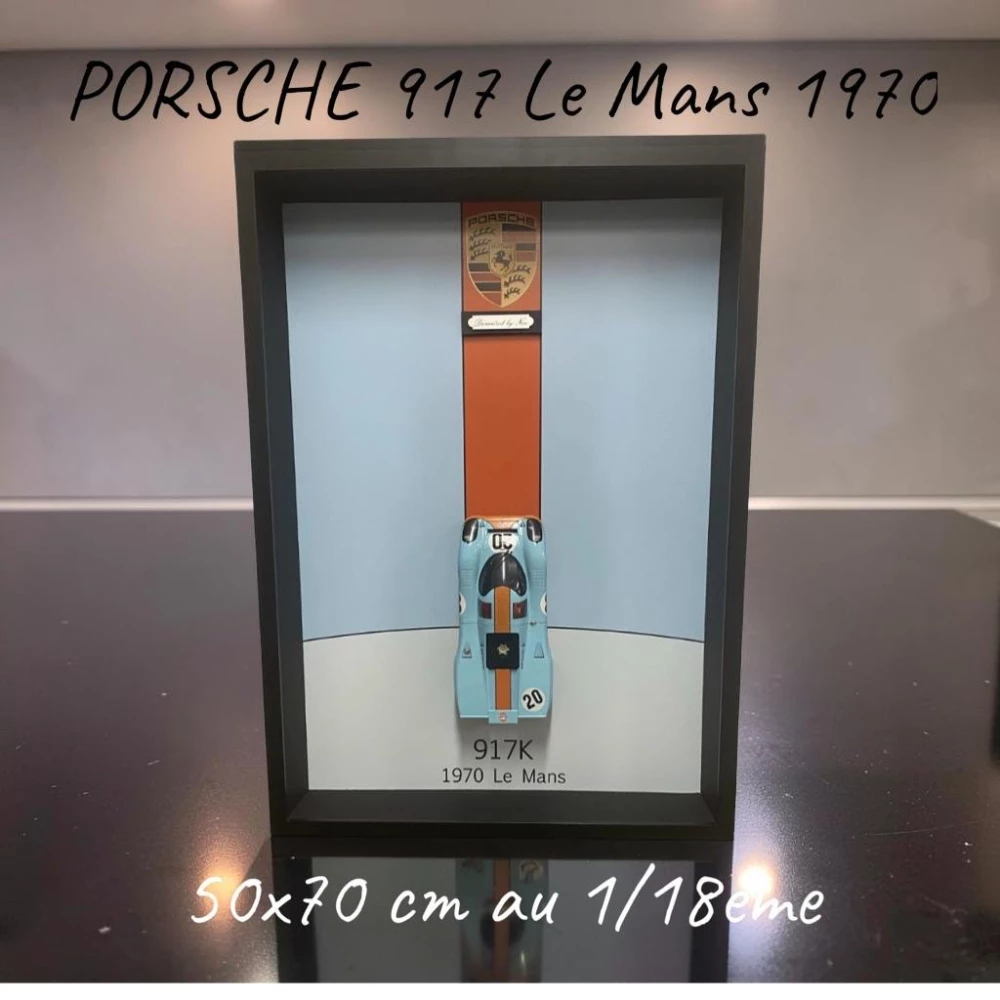 œuvre porsche 917 gulf le mans 1970 de l'artiste DIORAM’ART