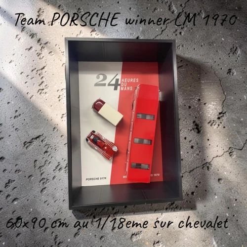 team porsche winner le mans 1970 - DIORAM’ART