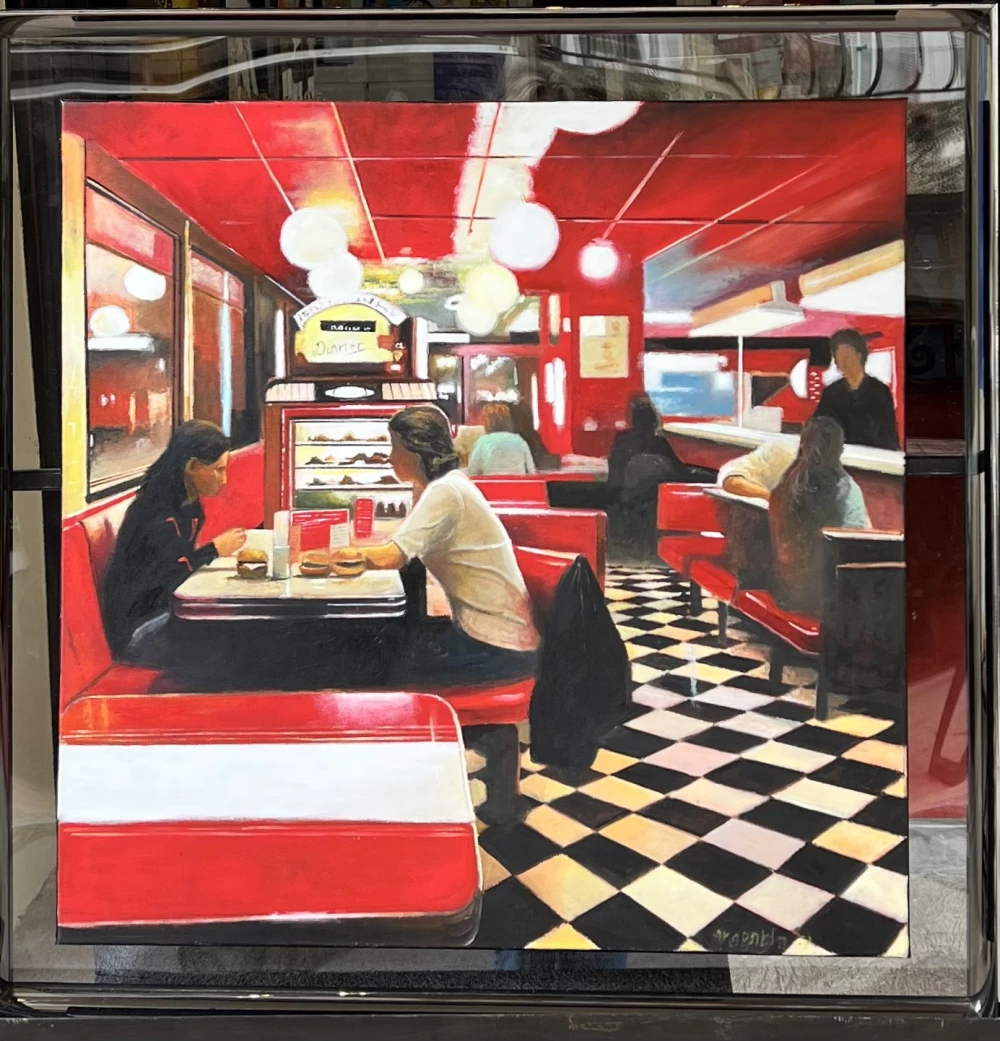 œuvre the dinner de l'artiste Yann ARGENTIN