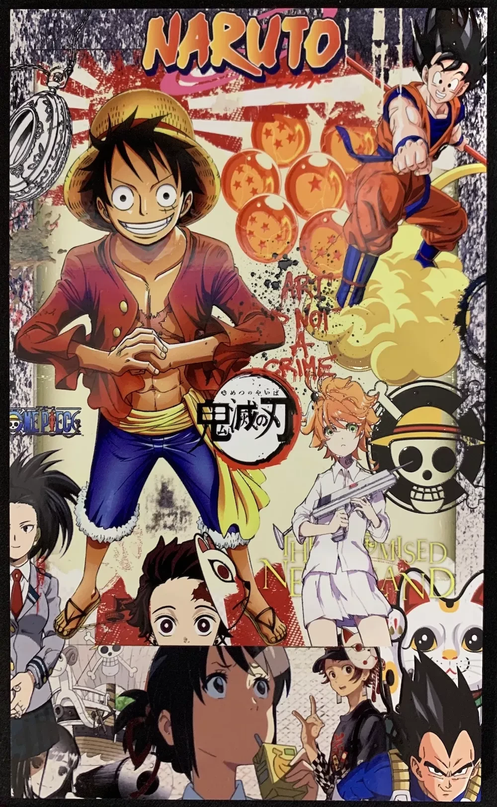 naruto vertical œuvre naruto vertical de l'artiste YANN DEHAIS